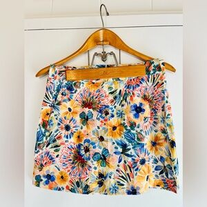 Rip Skirt Floral Watercolor Length 1 Skirt